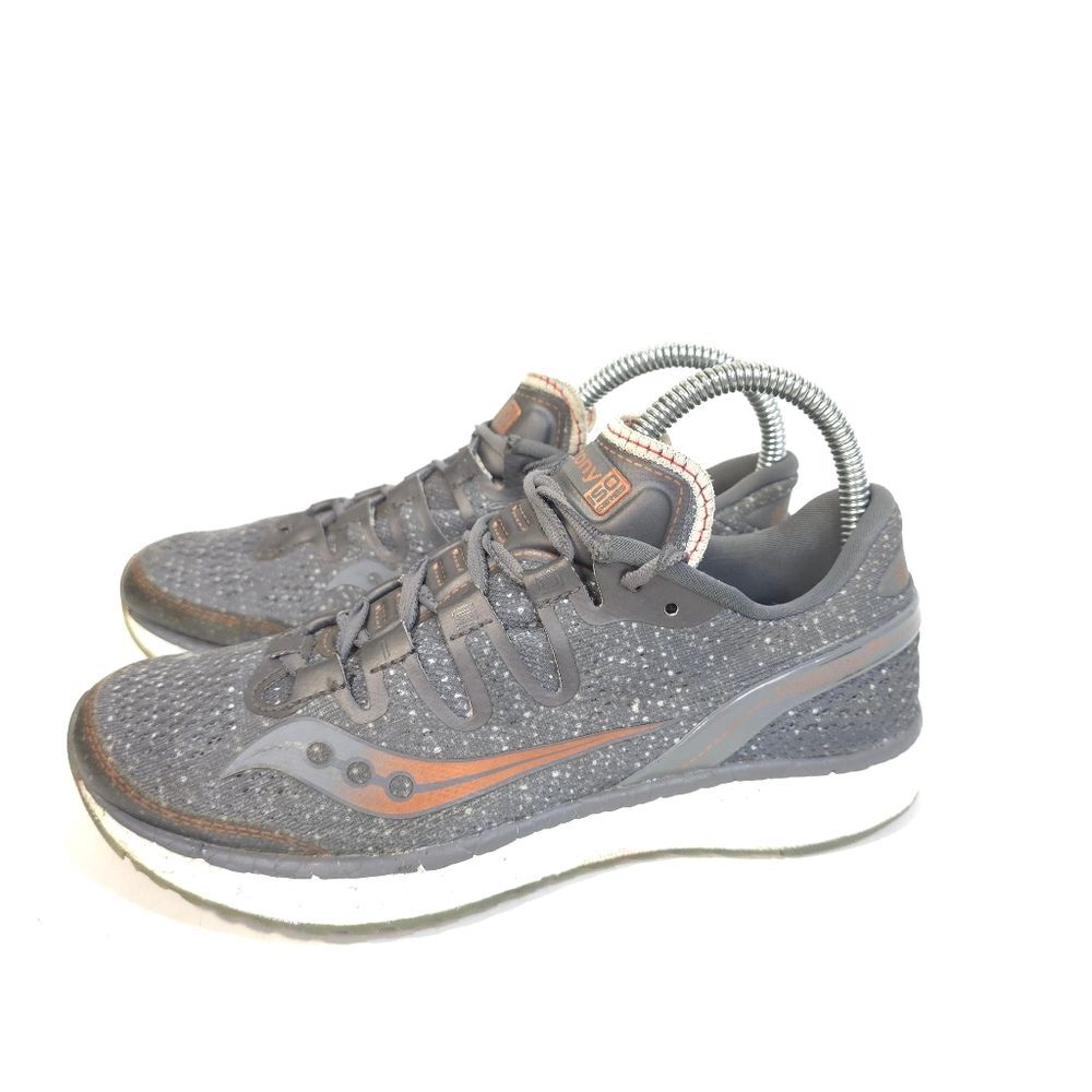 Saucony Freedom ISO Women’s Gray Running Shoes Cushioned Athletic Sneakers 6
